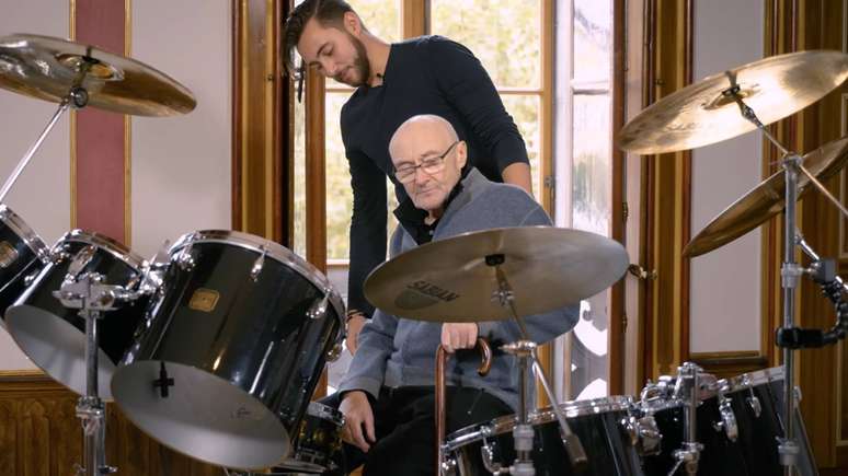 Phil Collins e o filho, Nic Collins -