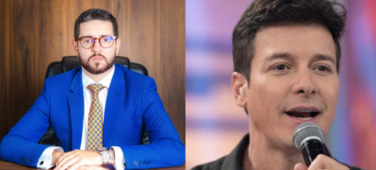 A foto do advogado Lucas Collantoni foi usada em uma tentativa de golpe contra Rodrigo Faro