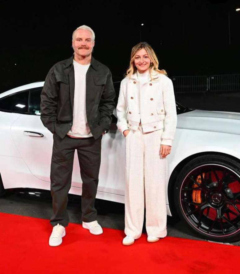 Valtteri Bottas e Doriane Pin