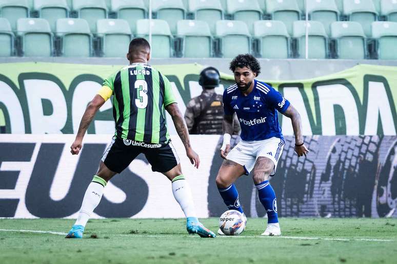 Gabigol perdeu as possibilidades de gols durante a eliminação de Cruzeiro no mineiro -