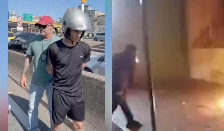 Miguel Felipe dos Santos Guimarães da Silva, de 20 anos, gravou o ataque