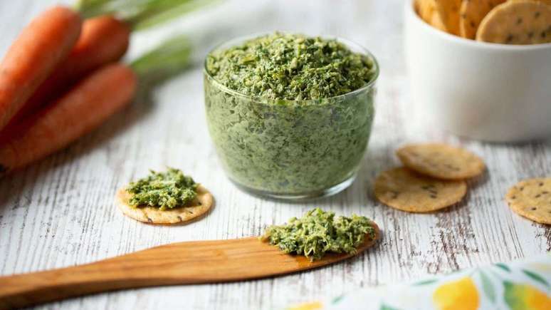 Rotal steak with pesto sauce: always a good choice