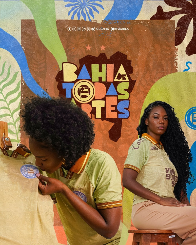 Lançamento da camisa ''Bahia de Todas As Artes'' 