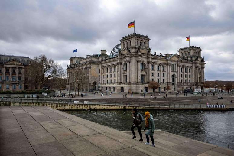 Parlamento Alem&atilde;o, conhecido como Bundestag