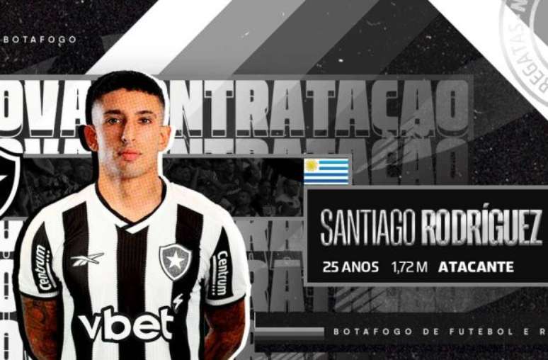 Declaração da imprensa/Botafogo - Título: Santiago Rodríguez custou R $ 85 milhões para os cofres de Botafogo