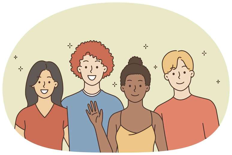 Na psicoterapia humanista, nossos relacionamentos dão sentido à vida. Alphavector/Shutterstock