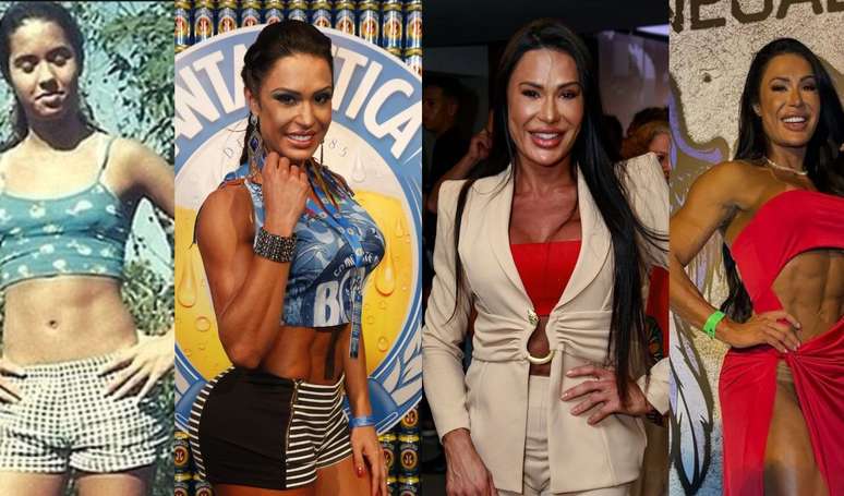 From face to face, Gracyanne Barbosa experienced a radical transformation before “BBB 25”. See before and after in 30 photos!