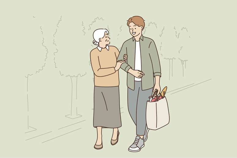Uma abordagem estoica significa conectar-se com sua comunidade. Alphavector/Shutterstock