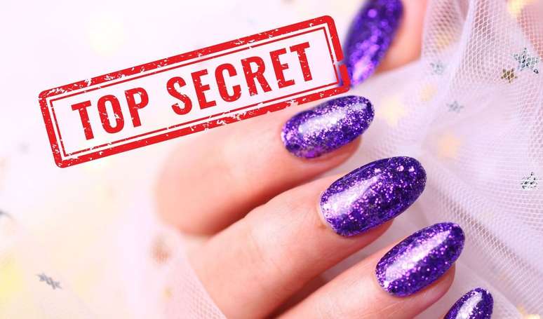 Goodbye perrengue! I discovered a much easier way to apply glitter nail polish and I just needed a piece of toilet paper