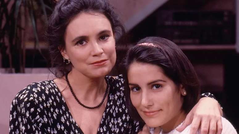 Regina Duarte and Glória Pires in the first version of Vale Tudo/