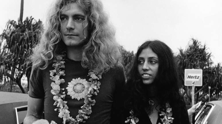 Robert Plant e Maureen Wilson em 1969 -