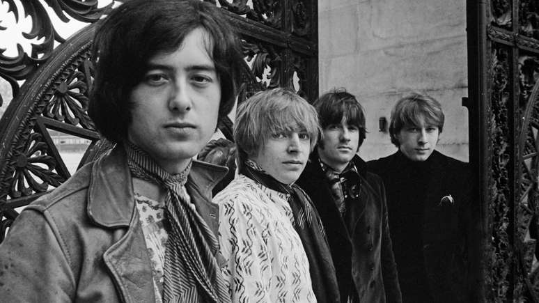 Jimmy Page com o Yardbirds em 1967 -