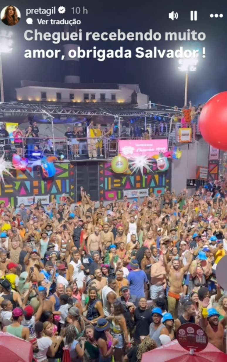 Preta Gil recebe homenagens do p&uacute;blico