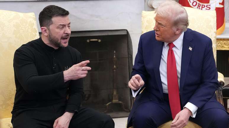 Trump e Zelensky bateram boca durante encontro na Casa Branca