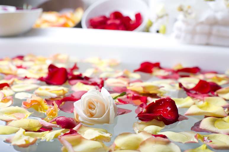 Bath of Rosa Pétalas é adequado para aqueles que querem paixão