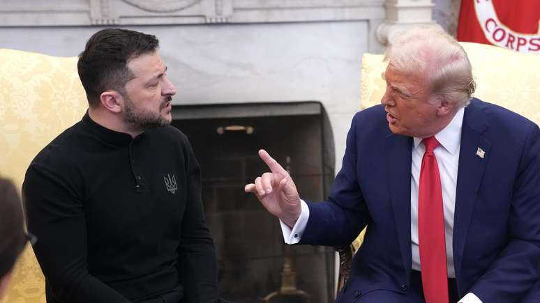 Presidentes do EUA e da Ucrânia protagonizaram uma discussão acalorada durante reunião nesta sexta-feira