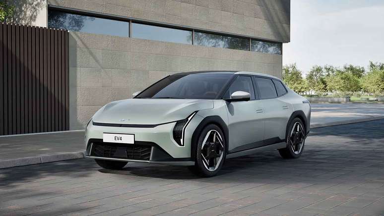 Kia EV4 pode ter um corpo de sedan (foto) e hatchback