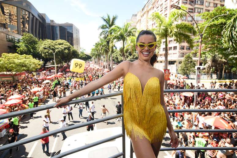 Juliette foi outra convidada do bloco "Ser&aacute;QAbre?" no Rio