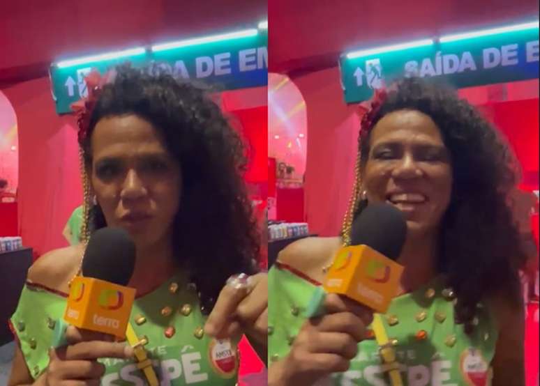 Atriz estará no desfile da Tuiuti, que homenageia Xica Manicongo