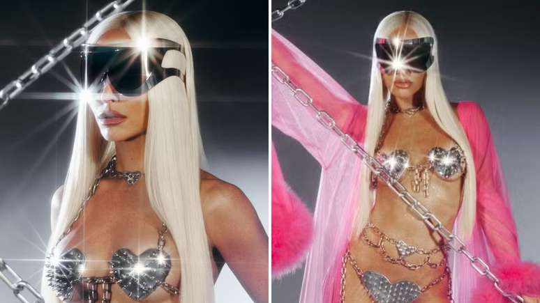 Futurista! Sabrina Sato abre o Carnaval 2025 com microbiquíni de correntes