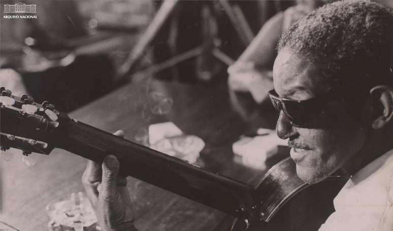 O m&uacute;sico Cartola participou da trilha do filme