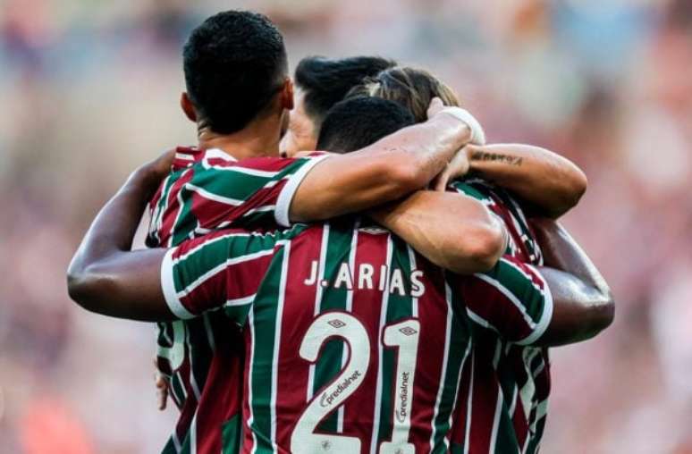 Canobbio comemorando gol – MARCELO GONÇALVES / FLUMINENSE F.C.