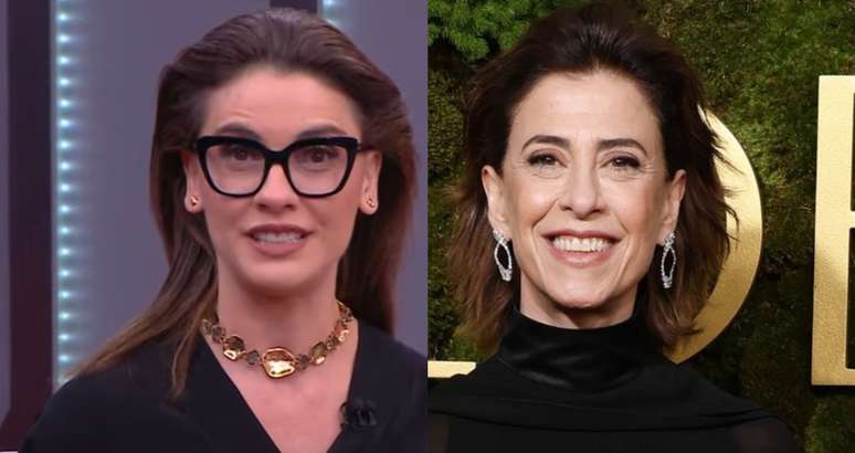 The CNN Brazil host is provided with a look similar to that of Fernanda Torres