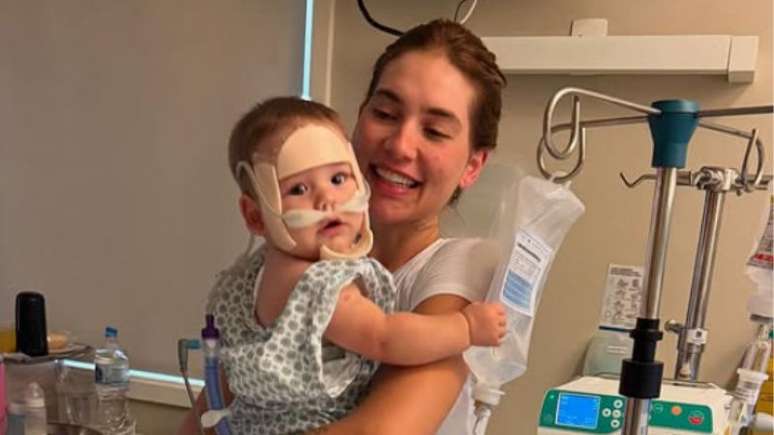 Virginia atualiza estado de sa&uacute;de do filho, Jos&eacute; Leonardo; beb&ecirc; de 5 meses foi internado ap&oacute;s diagn&oacute;stico de bronquiolite