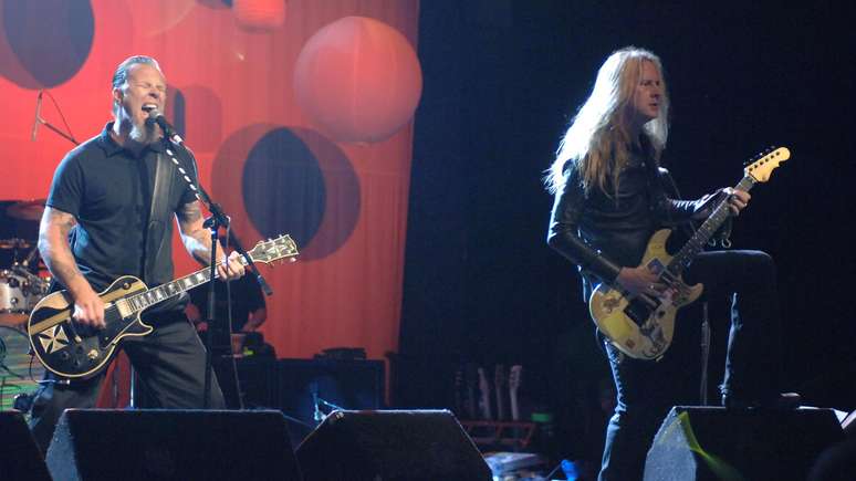 James Hetfield (Metallica) e Jerry Cantrell (Alice in Chains) -