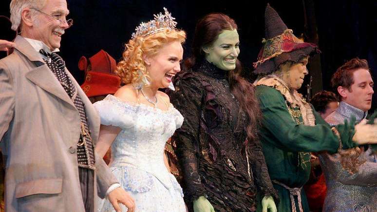 'Wicked' est&aacute; em cartaz em Nova York desde 2003. &Eacute; o quarto espet&aacute;culo em cartaz h&aacute; mais tempo na hist&oacute;ria da Broadway