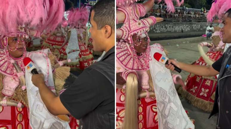 Baianas da Mangueira reclamam de fantasia no Carnaval