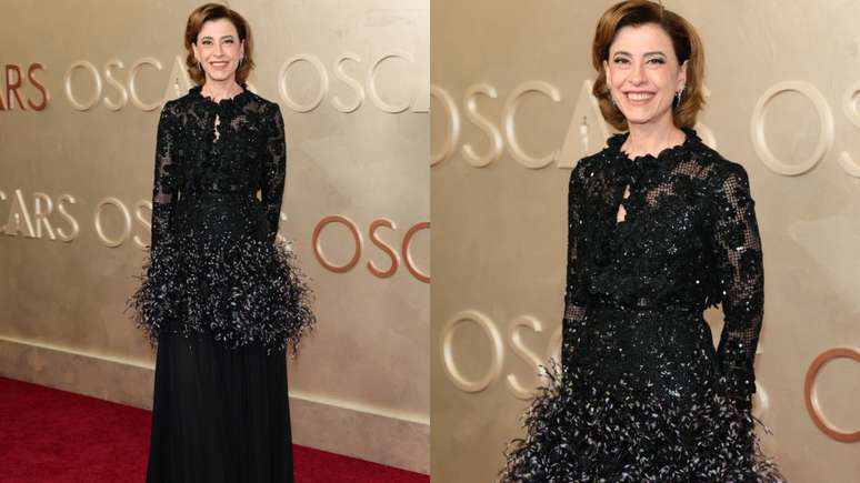 It’s her! Fernanda Torres shines with Chanel dress and earrings with 152 Oscar diamonds 2025