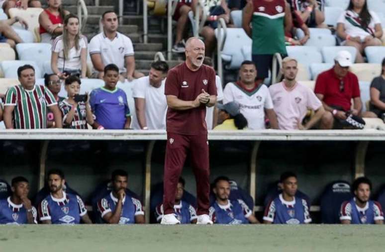 LUCAS MERÇON / FLUMINENSE F.C. - Legenda: Mano Menezes na partida entre Fluminense e Volta Redonda