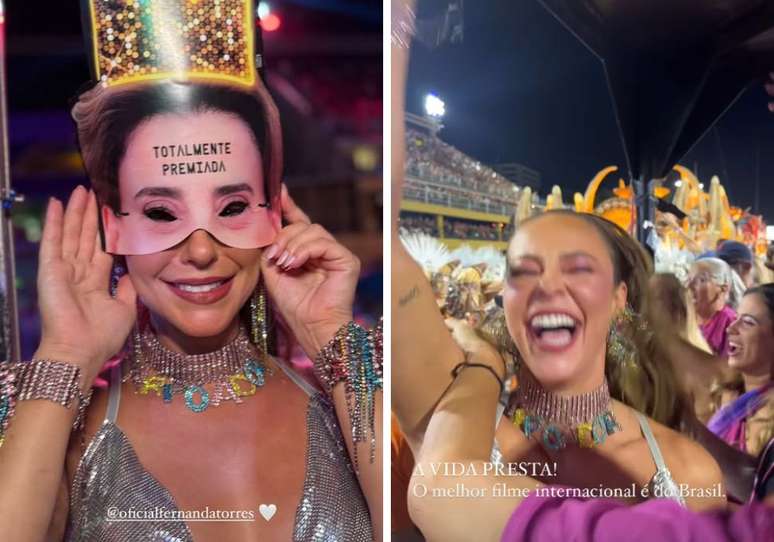 Paolla Oliveira celebra vitória do Brasil no Oscar 2025