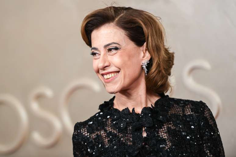 Fernanda Torres na cerimônia de premiação do Oscar