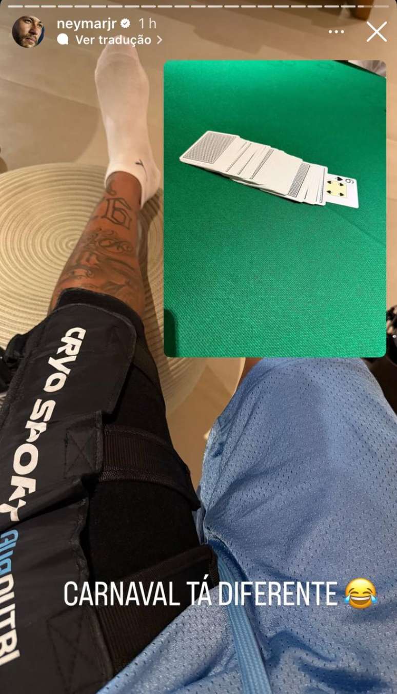 Neymar no Instagram após vitória do Santos