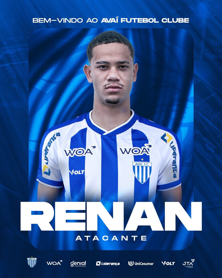 Renan é anunciado por Avaí. 