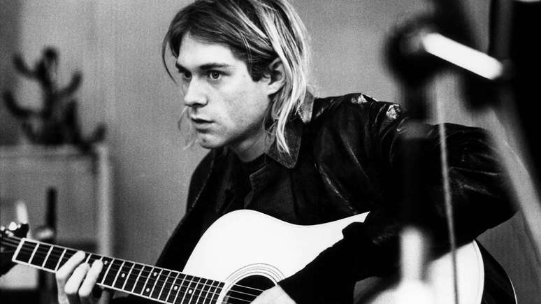 Kurt Cobain, líder do Nirvana, em 1991 -