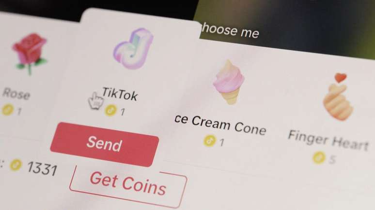 Pagamentos no Tik Tok s&atilde;o feitos com emojis que podem ser convertidos em dinheiro