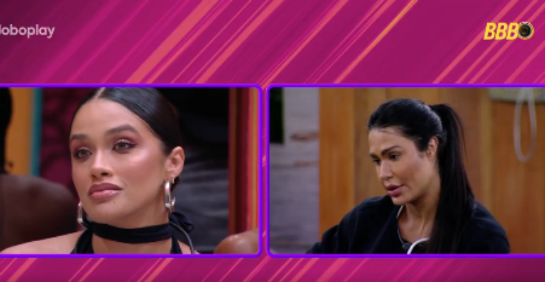 Em seguida, foi Renata e Eva