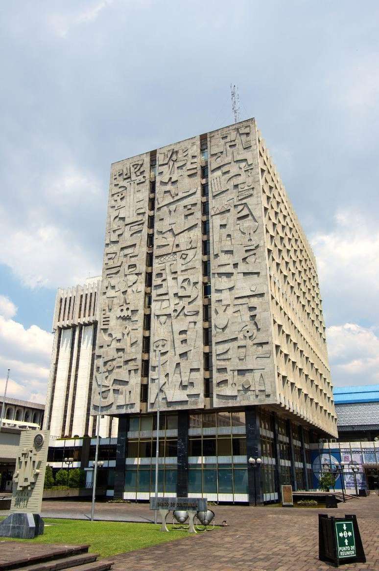 Banco Central da Guatemala &eacute; um dos principais edif&iacute;cios no estilo na Am&eacute;rica Latina