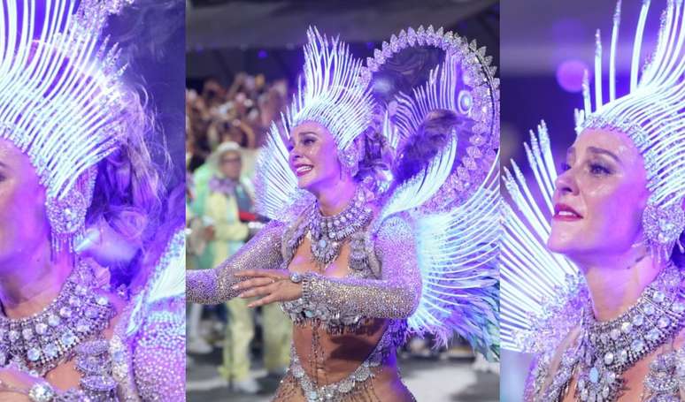 O adeus de Paolla Oliveira! 10 fotos da Rainha da Grande Rio MUITO emocionada em último desfile provam que despedida será difícil.