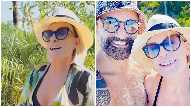 Em praia paradisíaca e ao lado do namorado: Ana Maria Braga mostra como curtiu carnaval