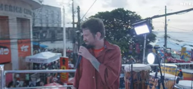 Saul Fernandes during the Salvador Carnival