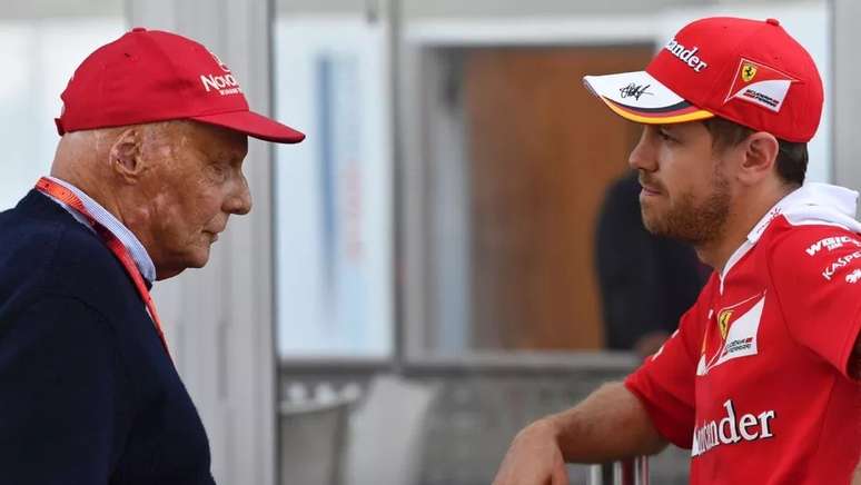 Niki Table E Sbastian Vettel