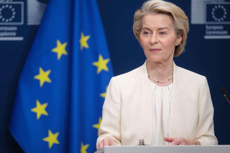 'A Europa está em uma era de rearmamento', afirmou Ursula von der Leyen, presidente da Comissão Europeia