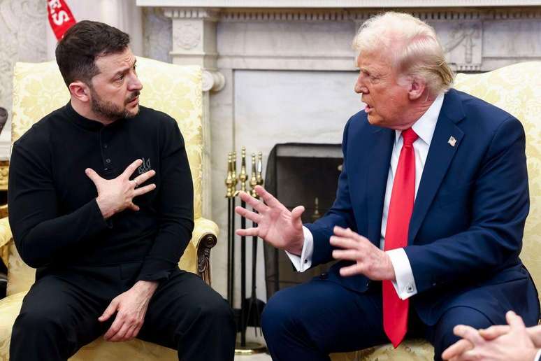 Os EUA interromperam o envio de ajuda militar a Kiev após um encontro dramático entre Donald Trump e Volodymyr Zelensky, na semana passada, na Casa Branca