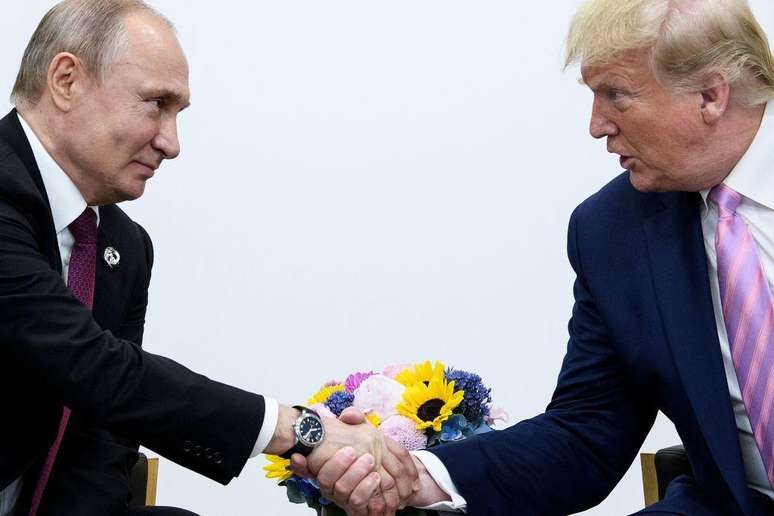 Trump e Putin em 2019