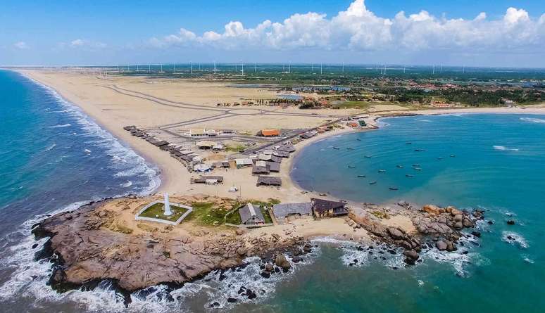 Praia da Pedra do Sal, em Parnaíba 