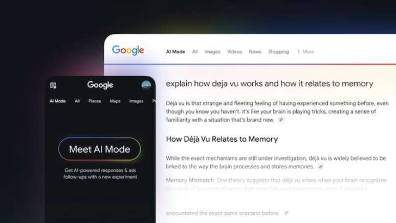 'Modo AI' utiliza IA para responder perguntas complexas